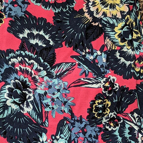 Roxy Fantasy Velvet Tribes Strappy Tropical Floral Flower Print Top Size Small - Picture 6 of 8